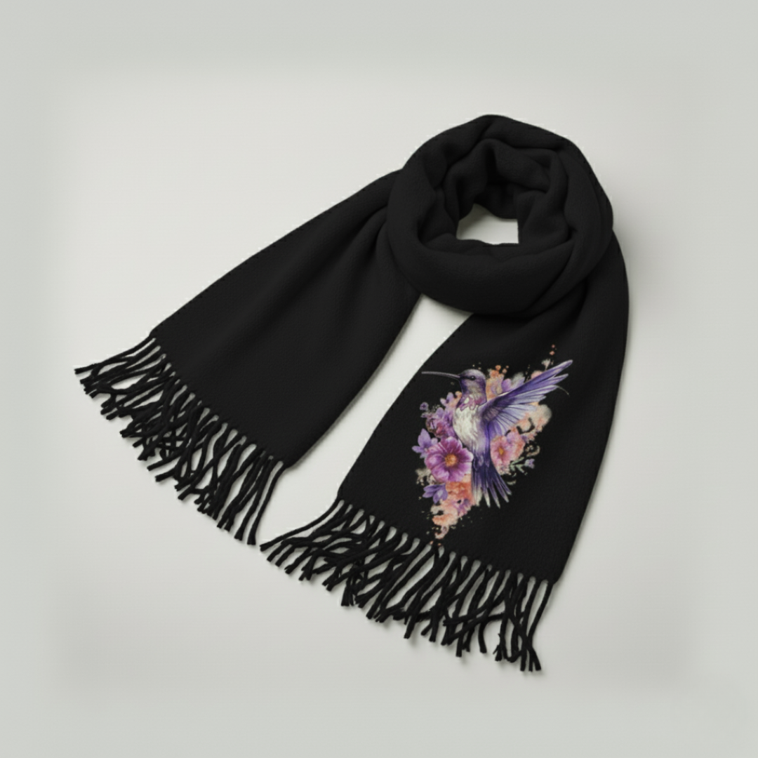 Breezy | Colourful Hummingbird Scarf