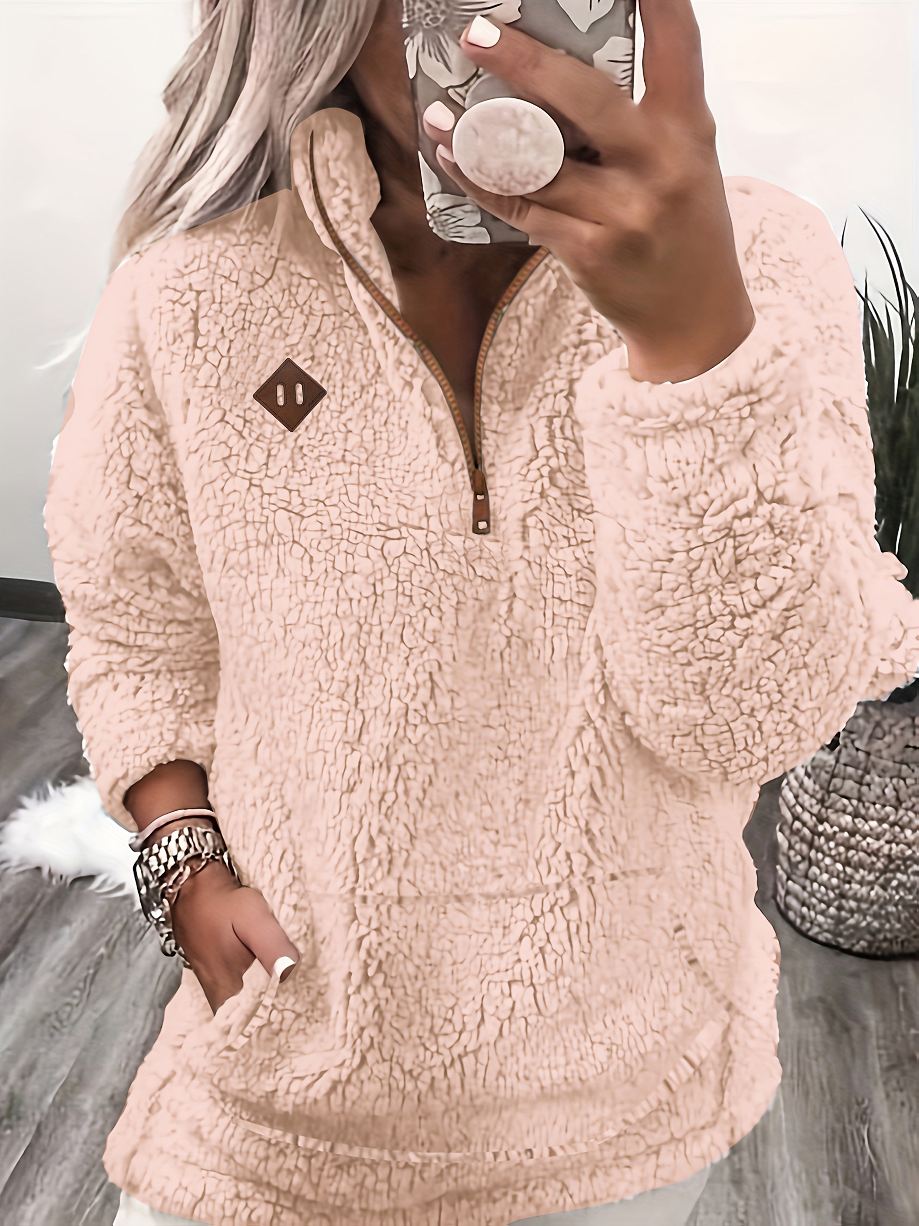 Cailín | Cozy Fleece Zip Hoodie