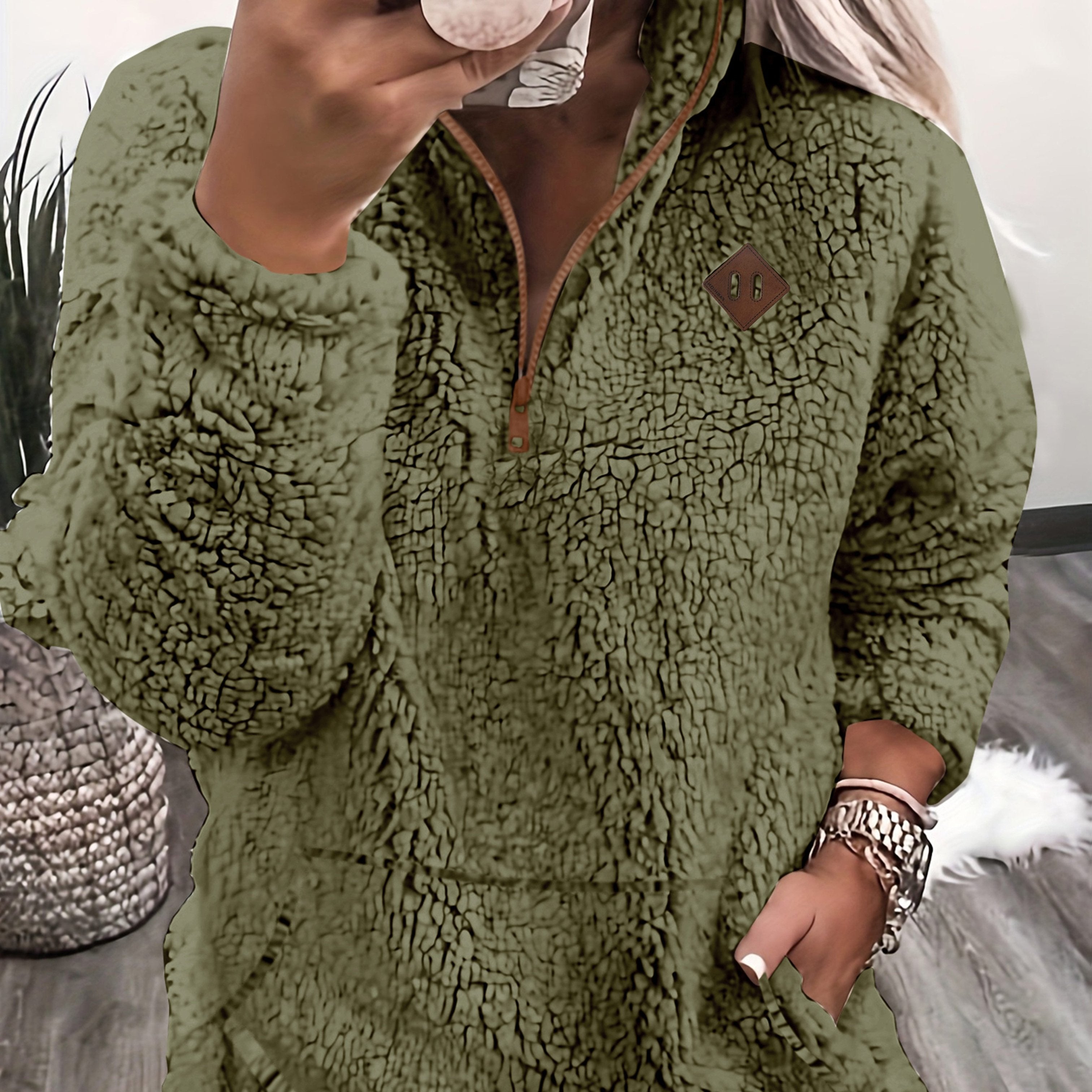 Cailín | Cozy Fleece Zip Hoodie