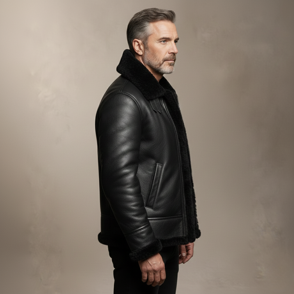 Brenna | Cozy Sherpa Bomber Jacket