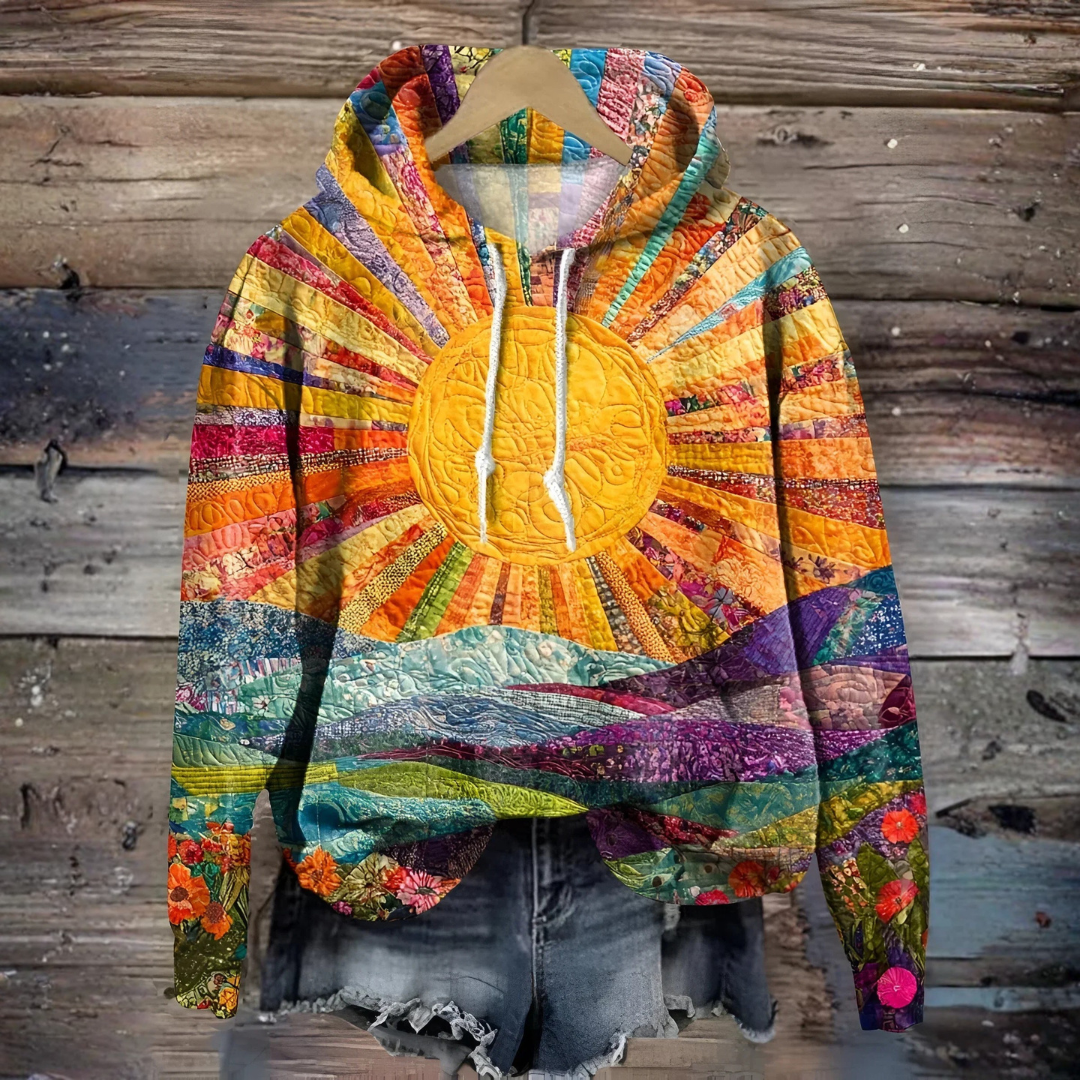 Bree | Vibrant Sunrise Hoodie
