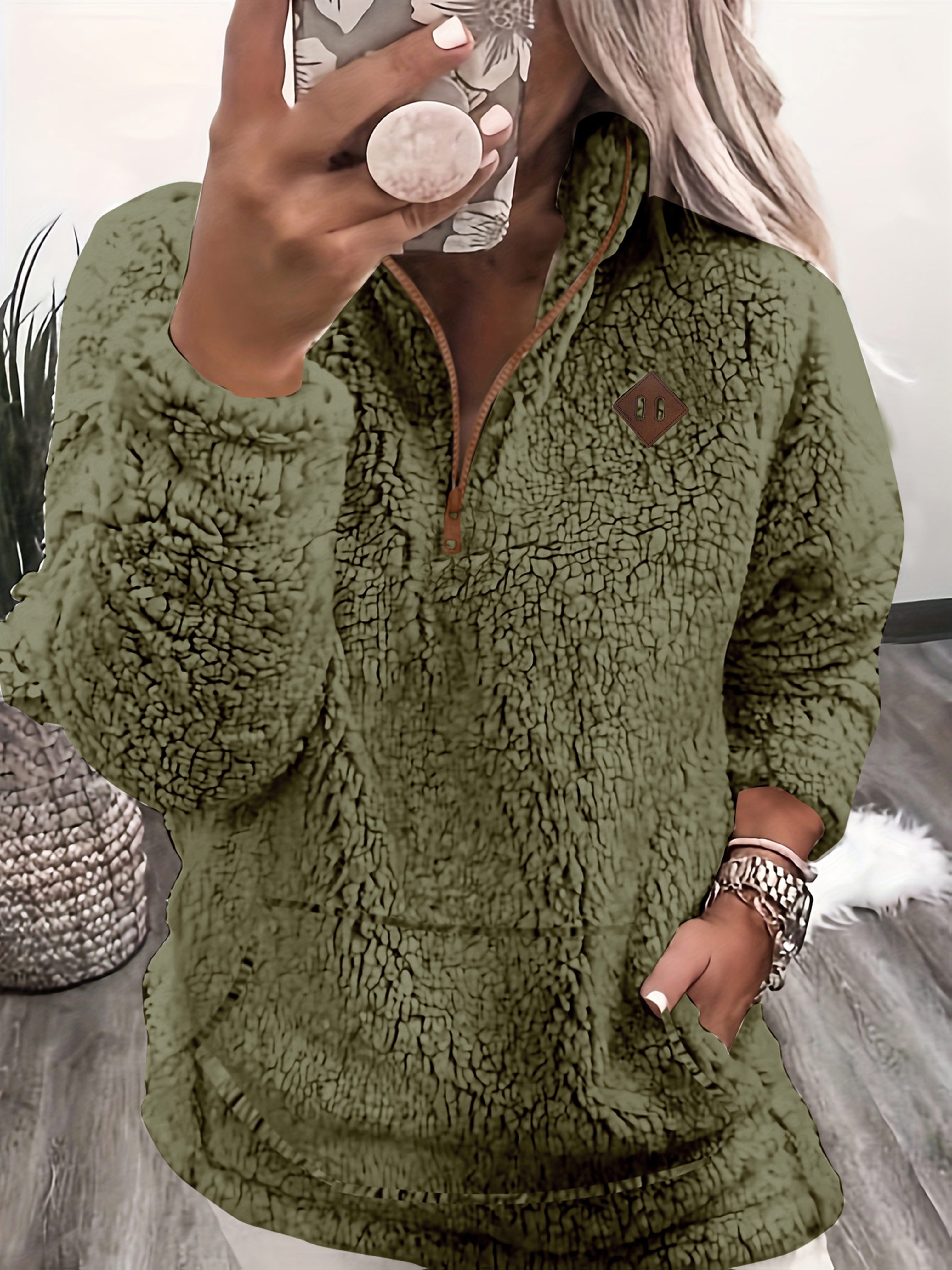 Cailín | Cozy Fleece Zip Hoodie