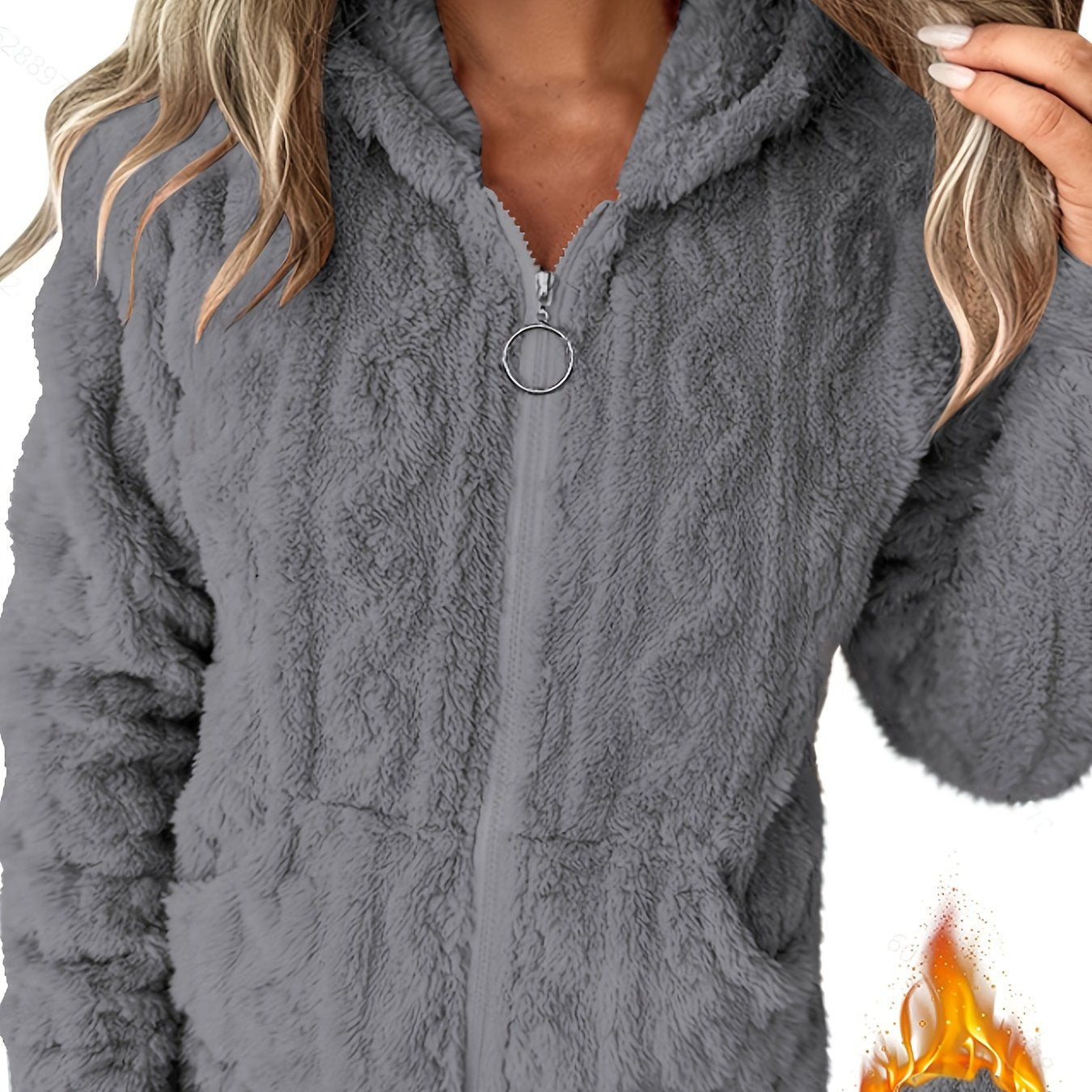 Bánach | Cozy Hooded Fleece Jacket