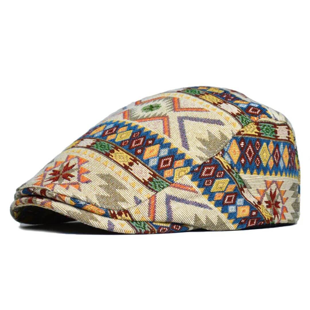 Brenna | Patterned Flat Cap (BUY 1 GET 1 FREE)