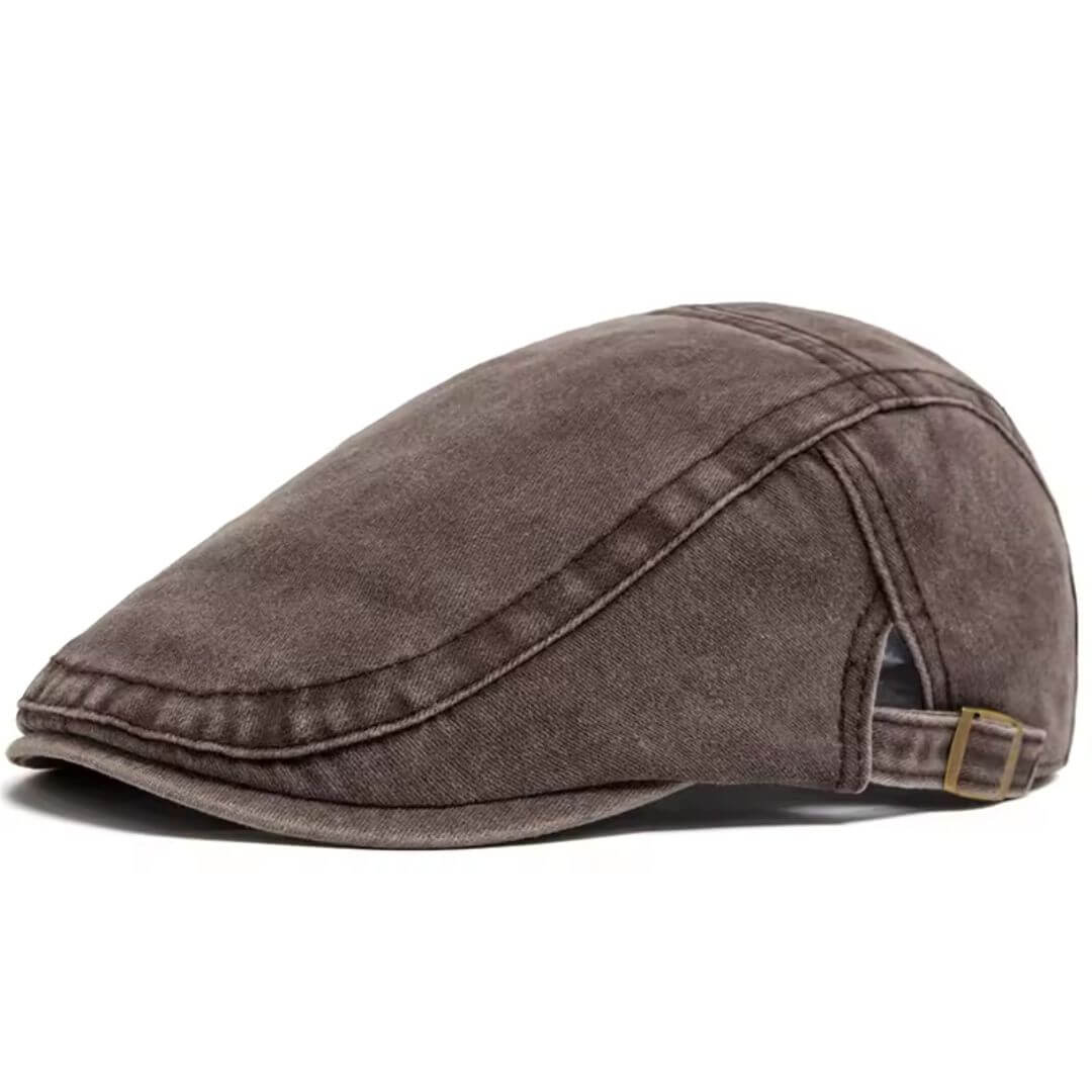 Brenna | Washed Denim Flat Cap (BUY 1 GET 1 FREE)