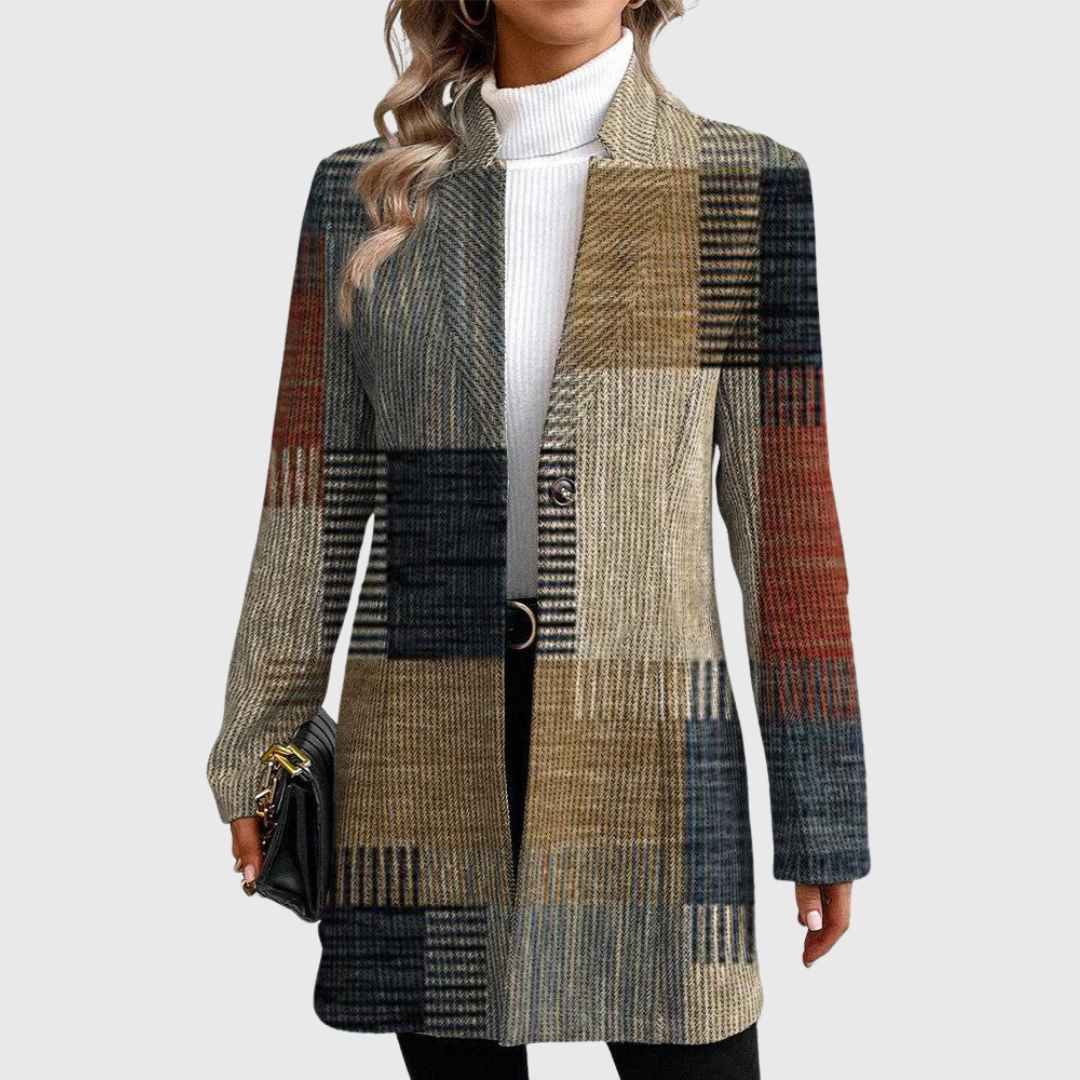 Aine | Chic Patterned Blazer