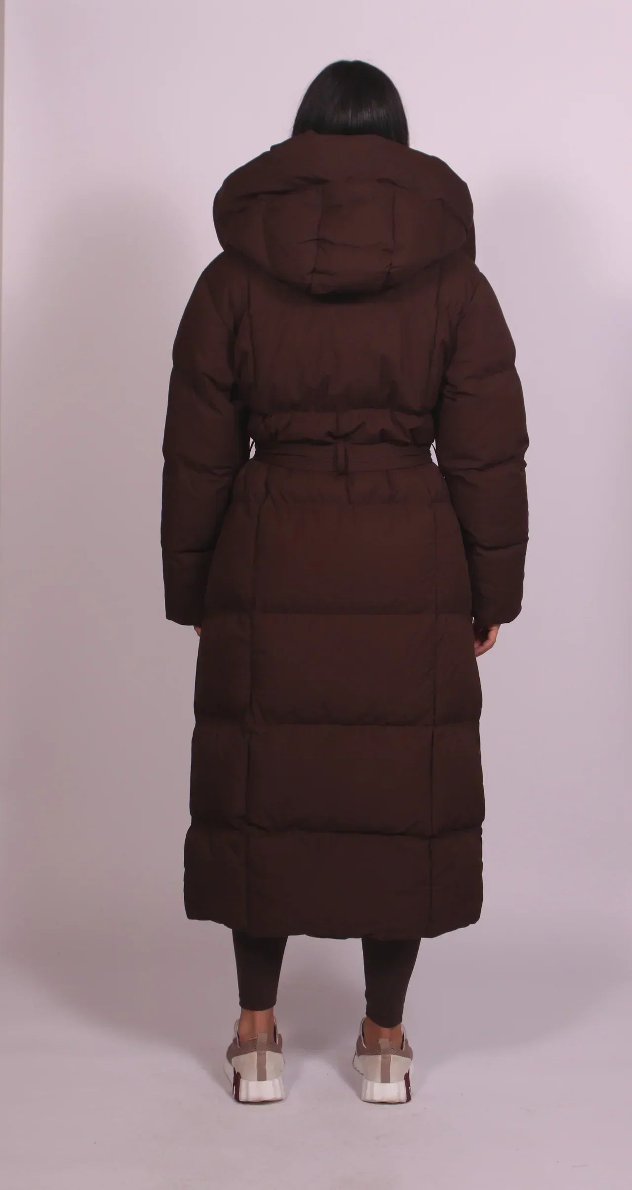 Cairde | Long Belted Puffer Coat