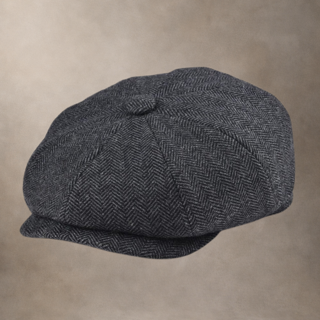 Brenna | Sophisticated Herringbone Cap