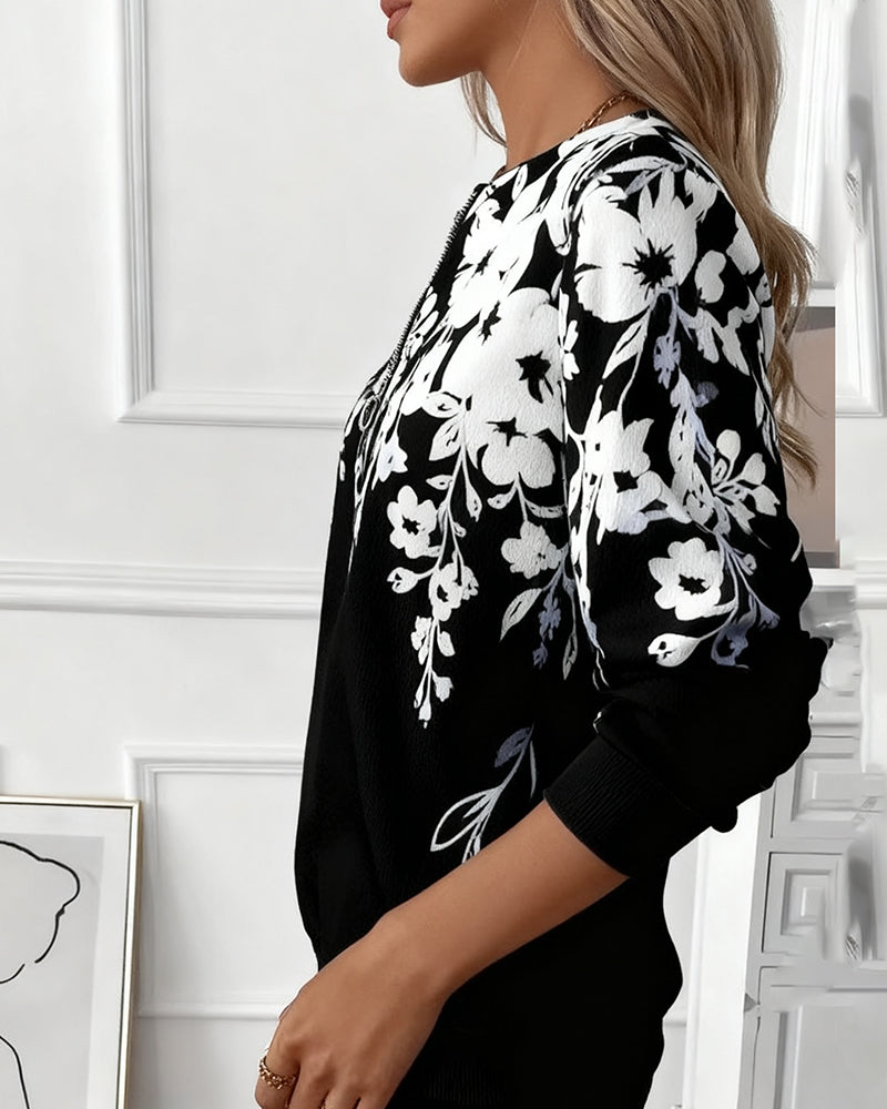 Briar | Sophisticated Floral Sweatshirt