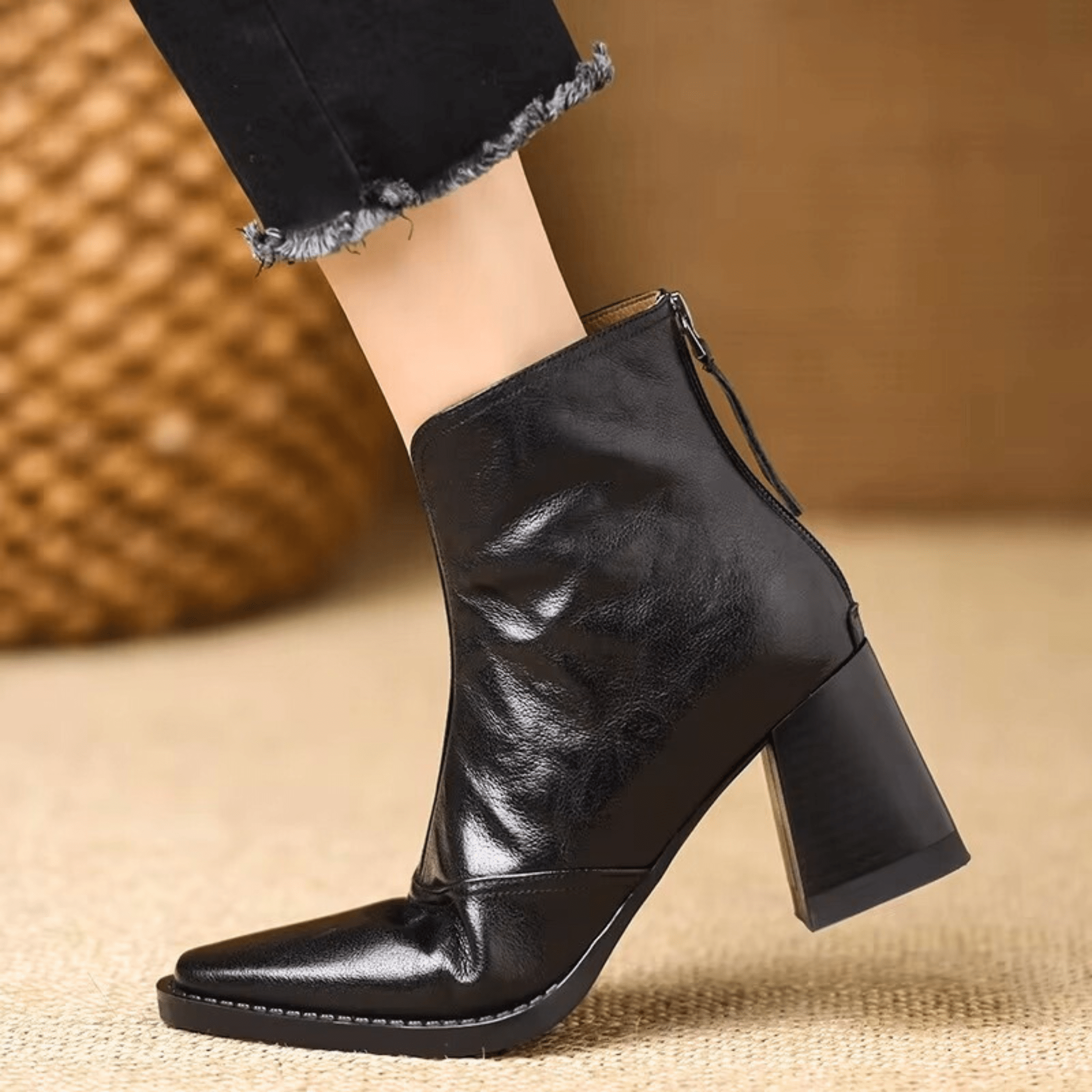 Briar | Chic Urban Leather Boot (+ Free Leather Shoe Brush)