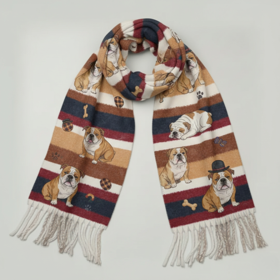 Bramble | Cozy Bulldog Scarf