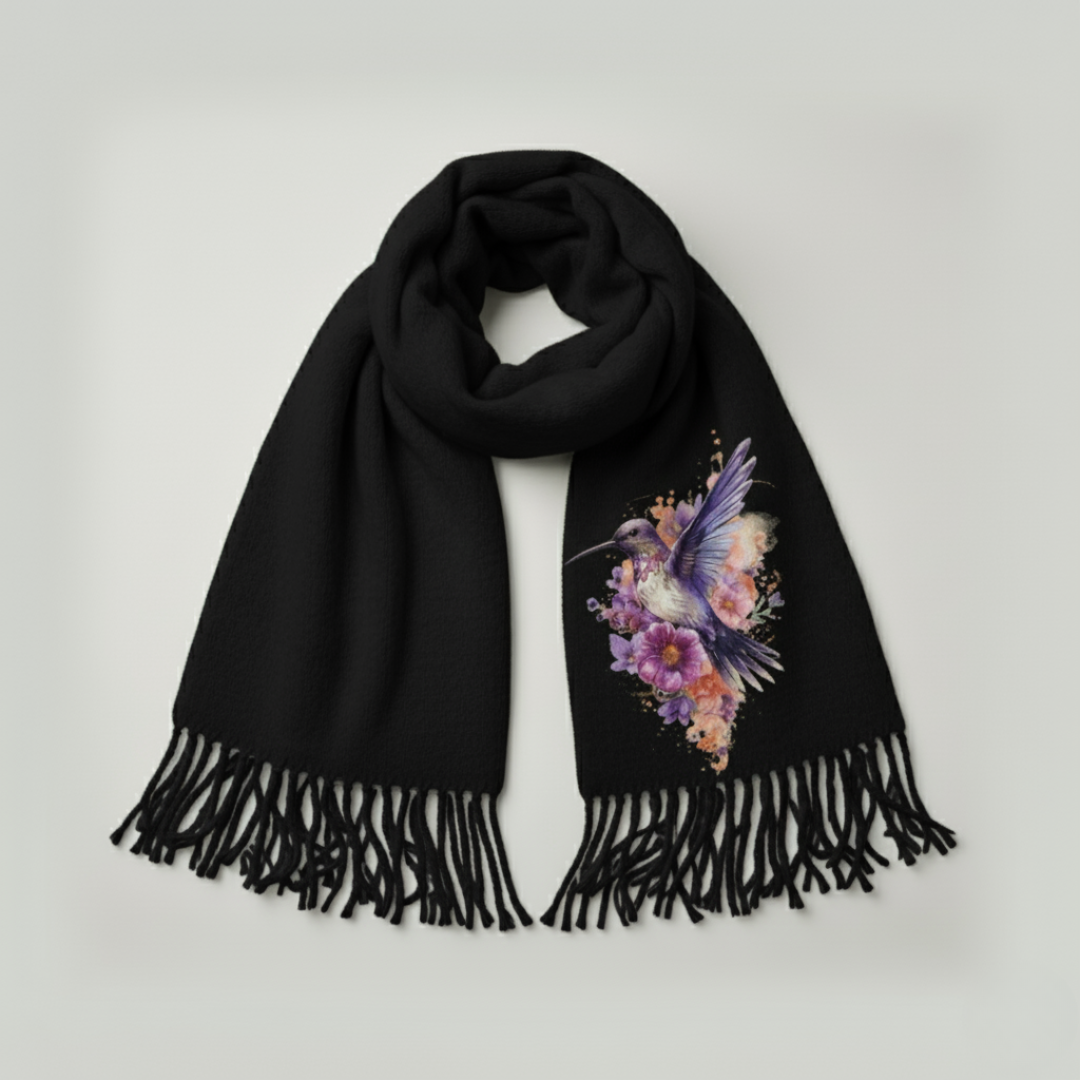 Breezy | Colourful Hummingbird Scarf