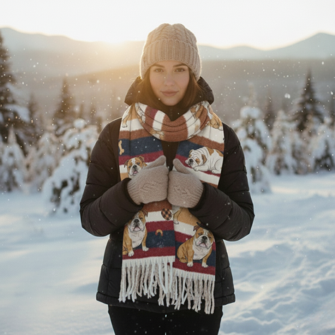 Bramble | Cozy Bulldog Scarf