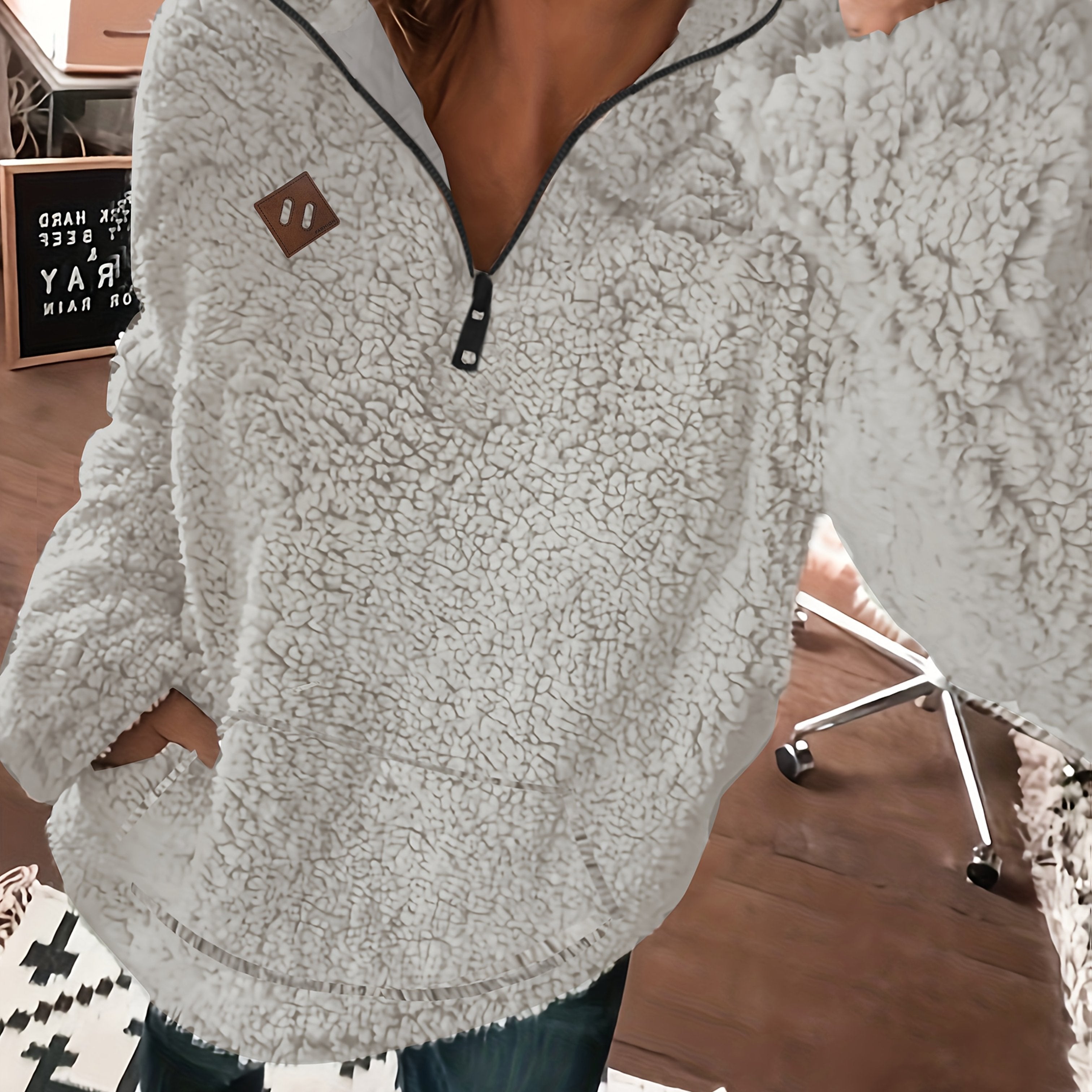 Cailín | Cozy Fleece Zip Hoodie