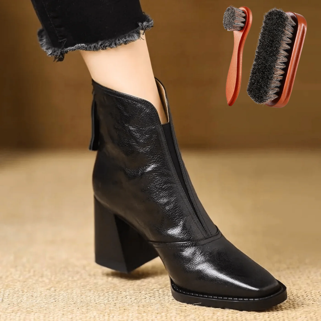 Briar | Chic Urban Leather Boot (+ Free Leather Shoe Brush)