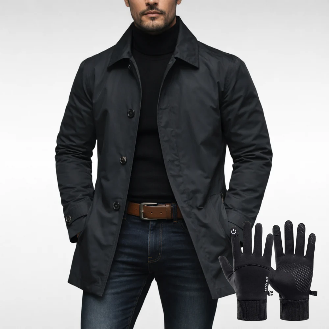 Cairde | Weatherproof Stylish Coat (+Free Thermal Gloves)