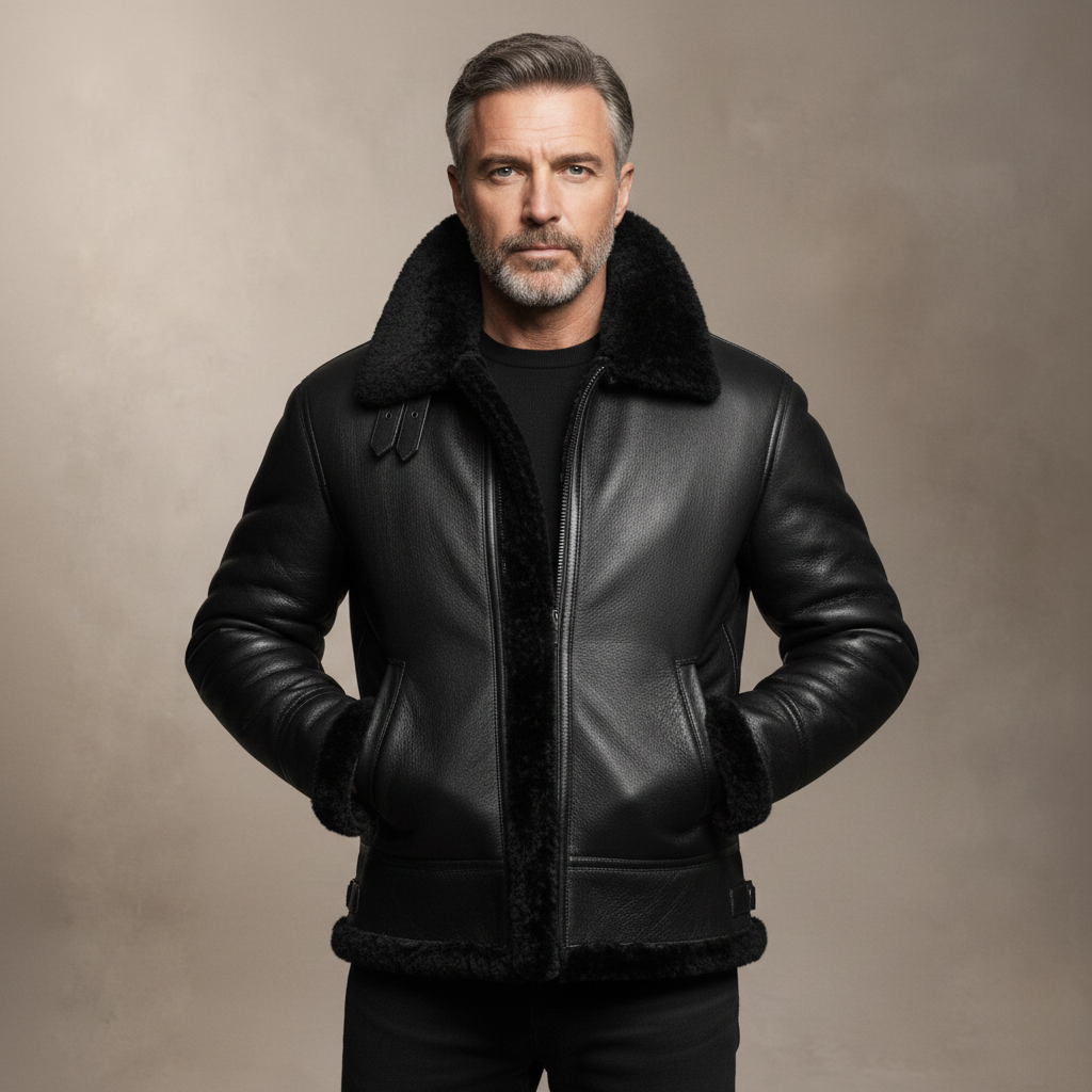 Brenna | Cozy Sherpa Bomber Jacket