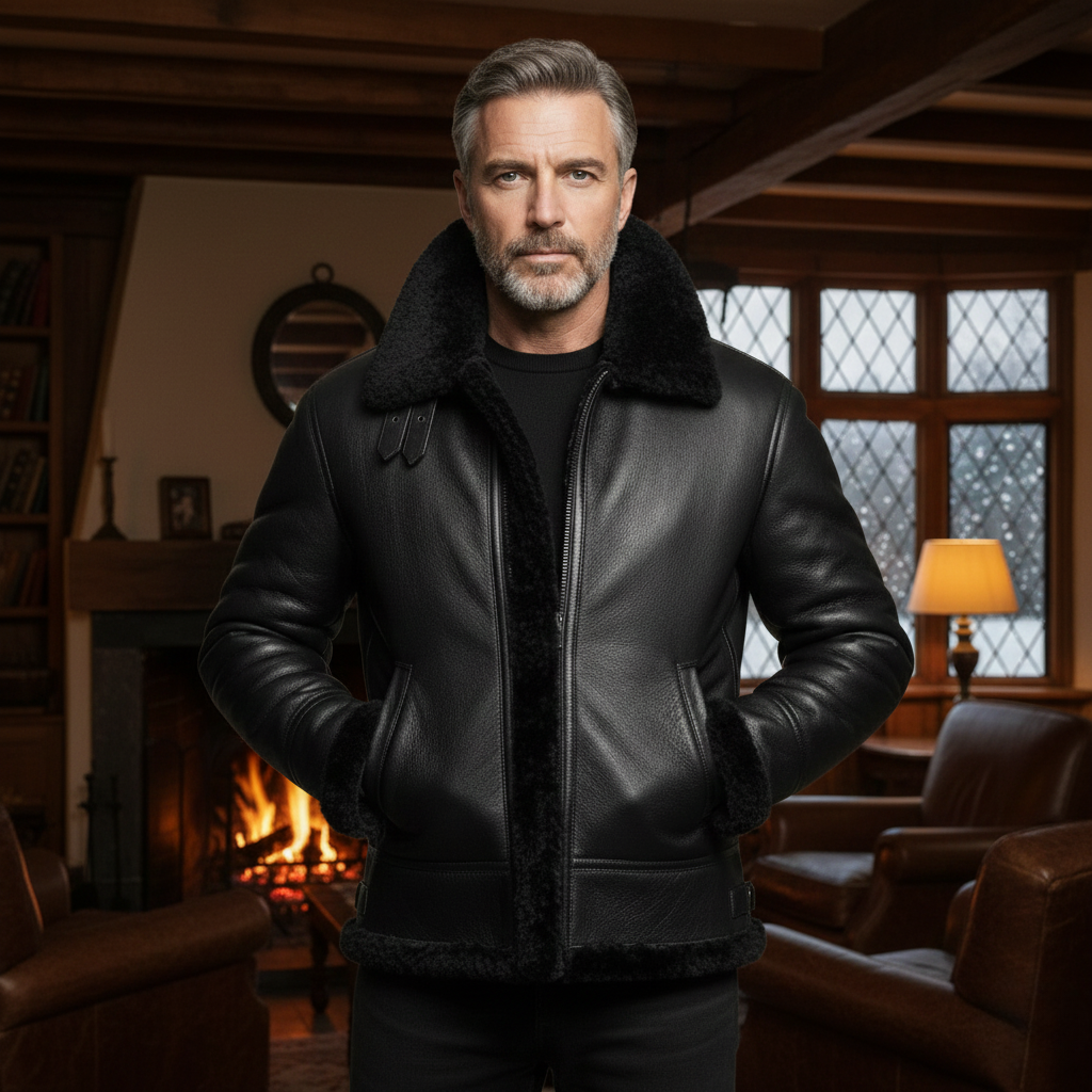 Brenna | Cozy Sherpa Bomber Jacket