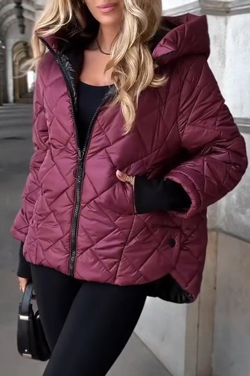 Breezy | Quilted Hooded Puffer Jacket