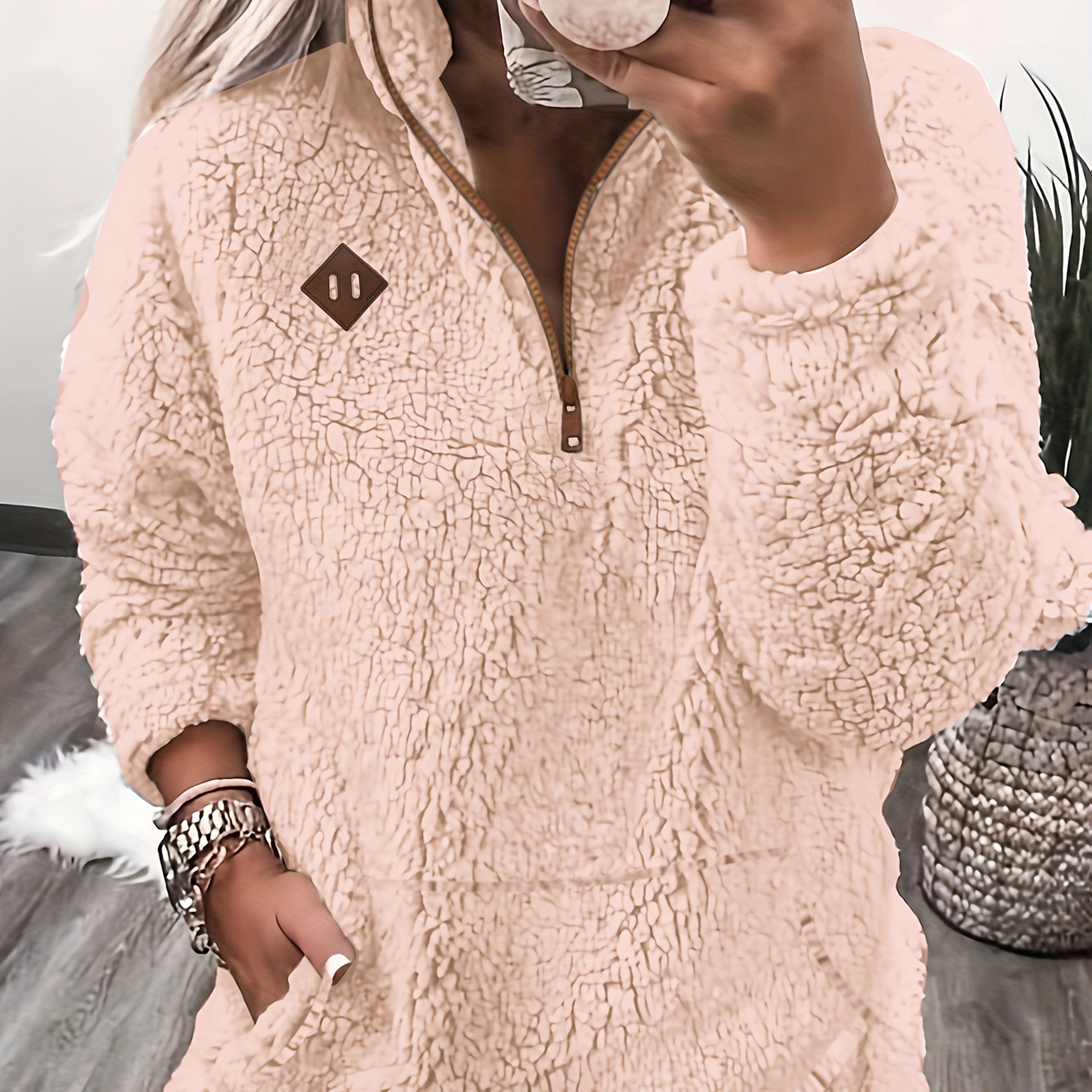 Cailín | Cozy Fleece Zip Hoodie