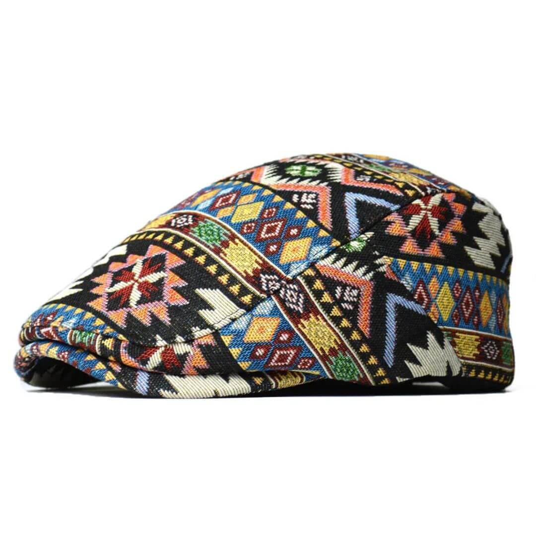 Brenna | Patterned Flat Cap (BUY 1 GET 1 FREE)