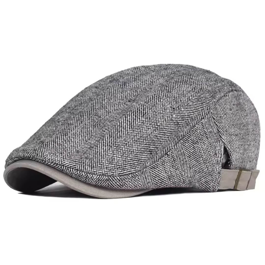 Brogue | Wool Herringbone Flat Cap (BUY 1 GET 1 FREE)