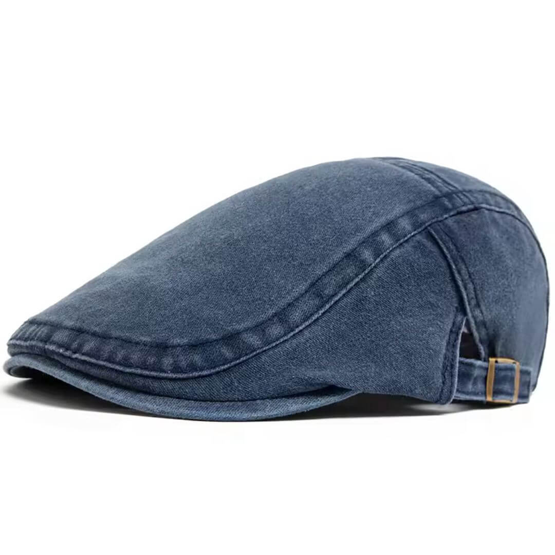 Brenna | Washed Denim Flat Cap (BUY 1 GET 1 FREE)