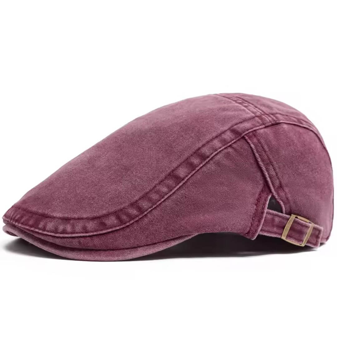Brenna | Washed Denim Flat Cap (BUY 1 GET 1 FREE)