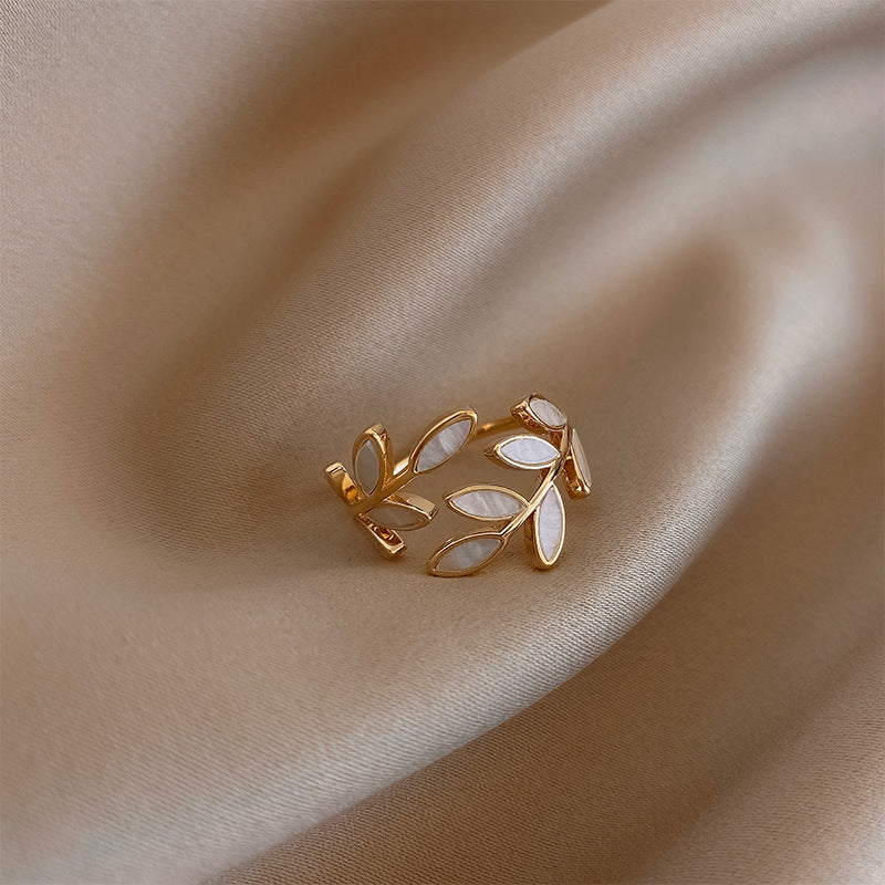 Aisling | Adjustable Gold Leaf Ring (BUY 1 GET 1 FREE)