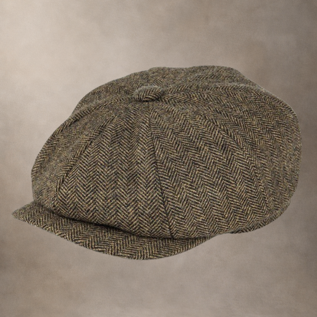 Brenna | Sophisticated Herringbone Cap