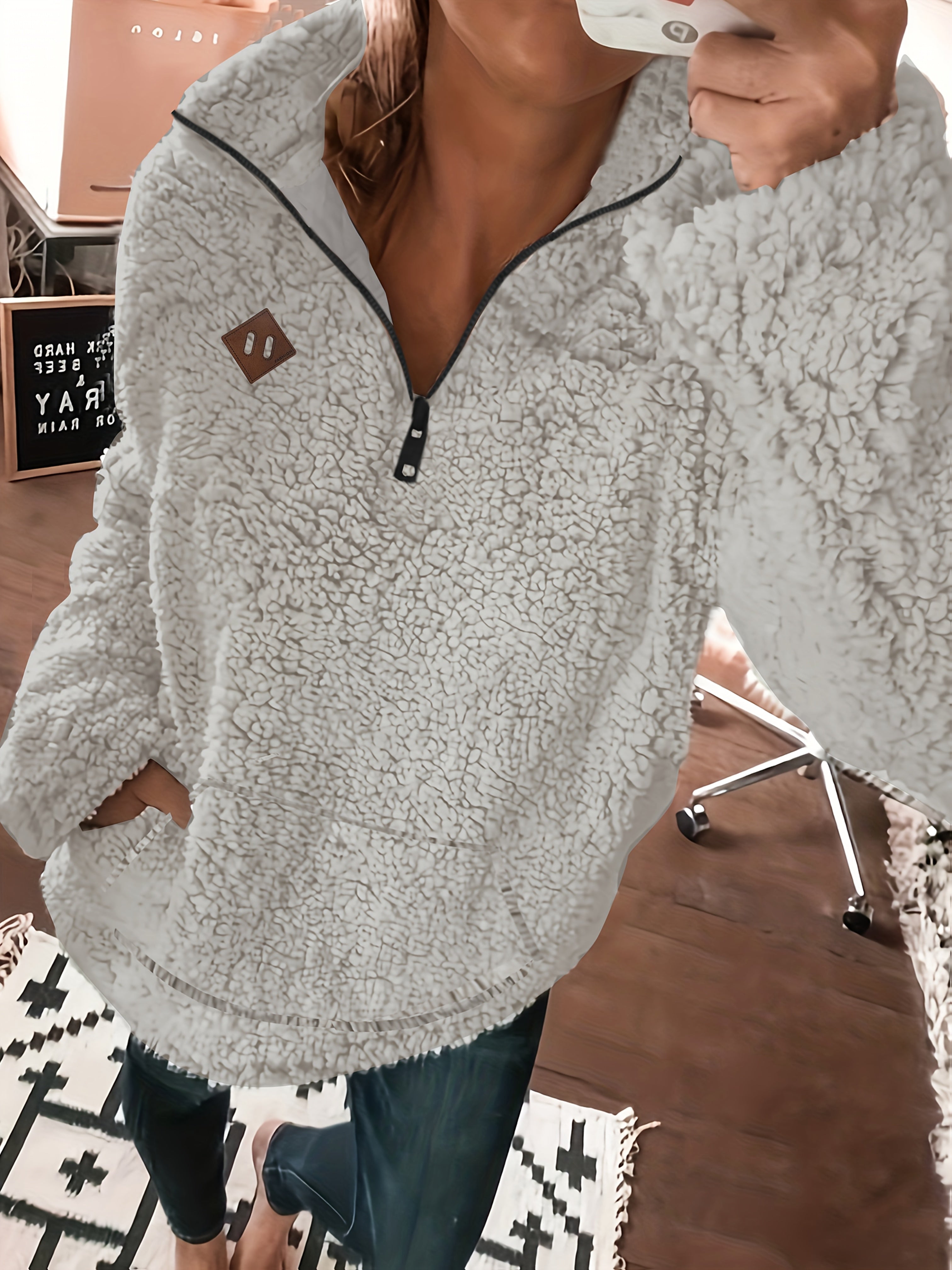 Cailín | Cozy Fleece Zip Hoodie