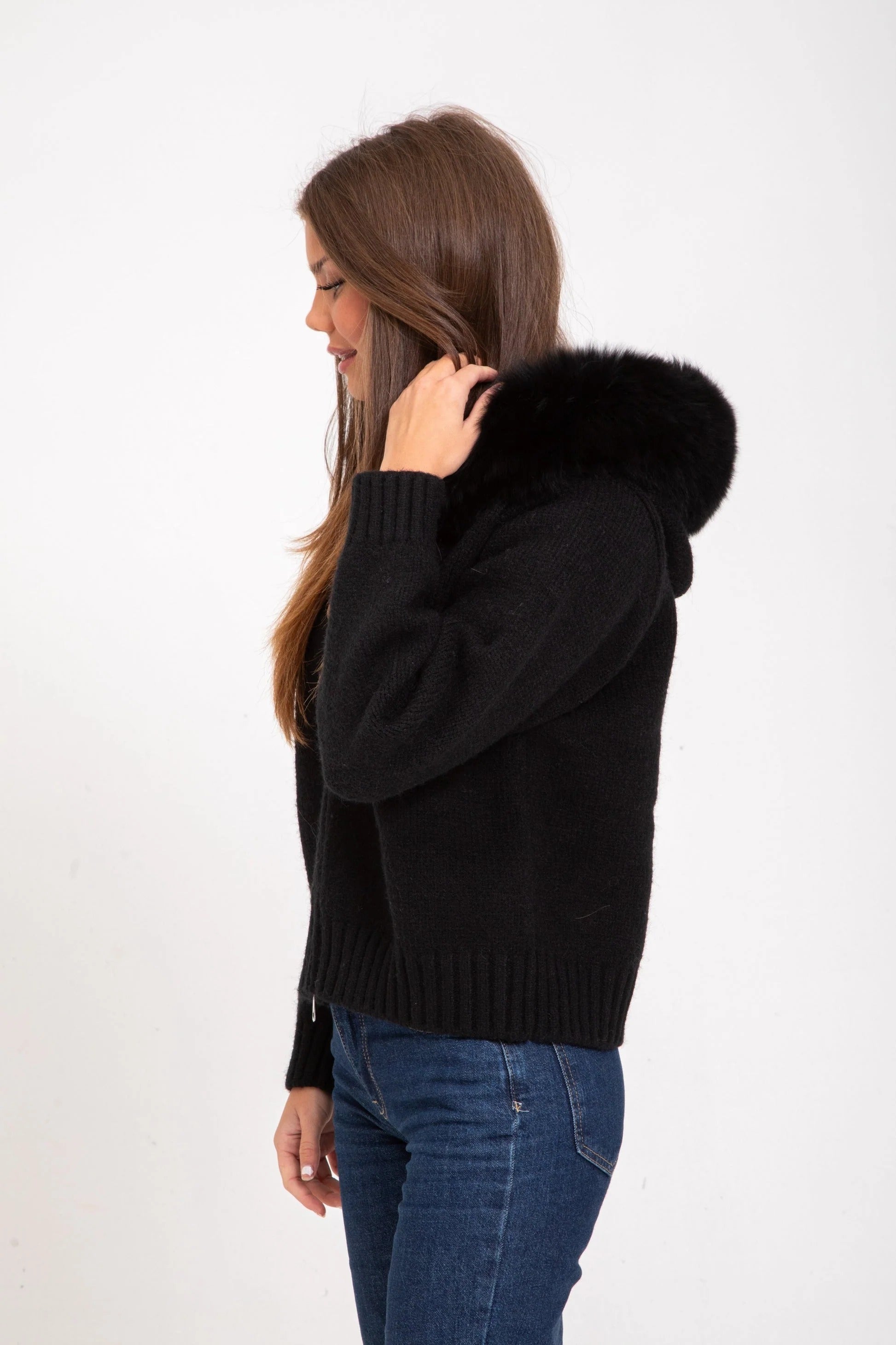 Bree | Luxurious Fur Satin Jacket