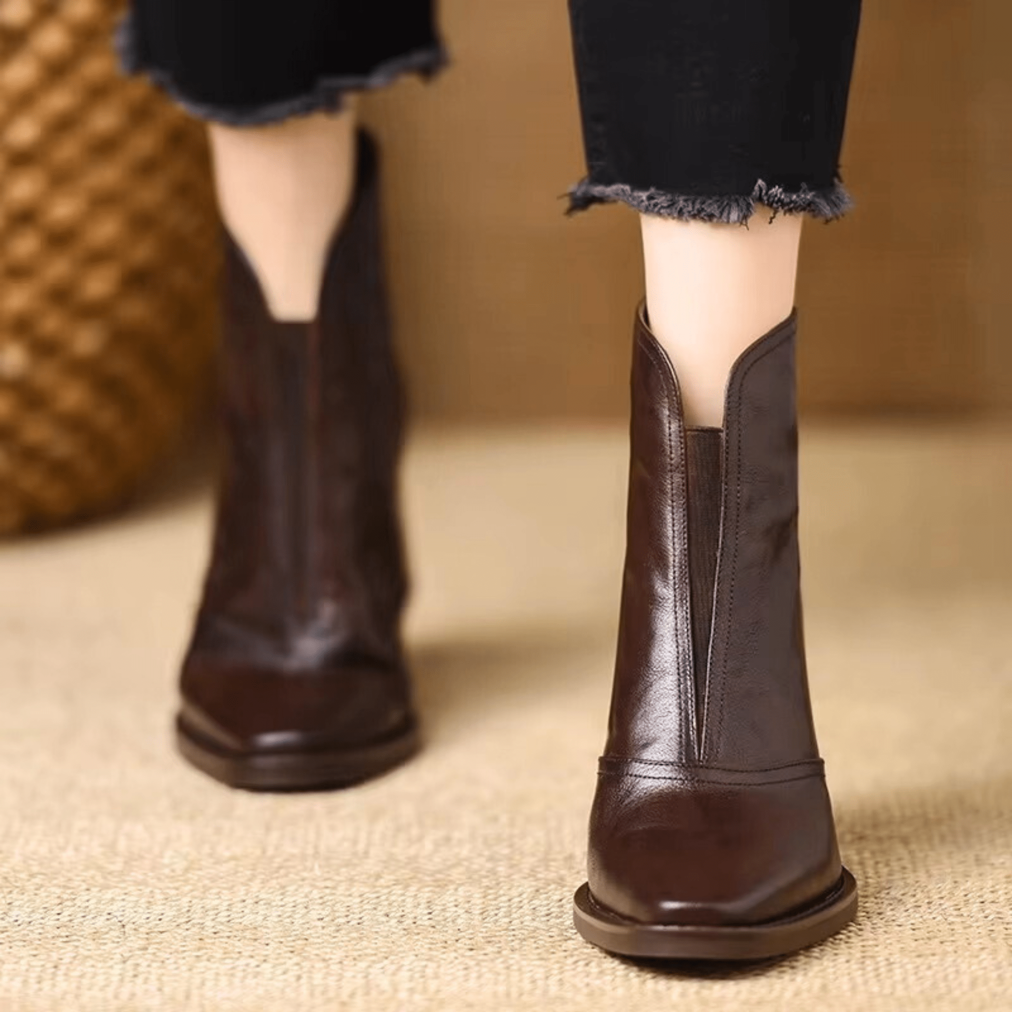 Briar | Chic Urban Leather Boot (+ Free Leather Shoe Brush)