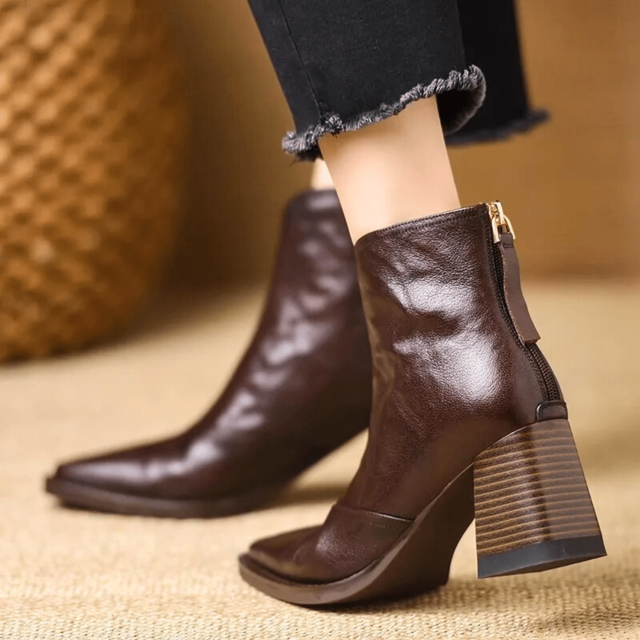 Briar | Chic Urban Leather Boot (+ Free Leather Shoe Brush)